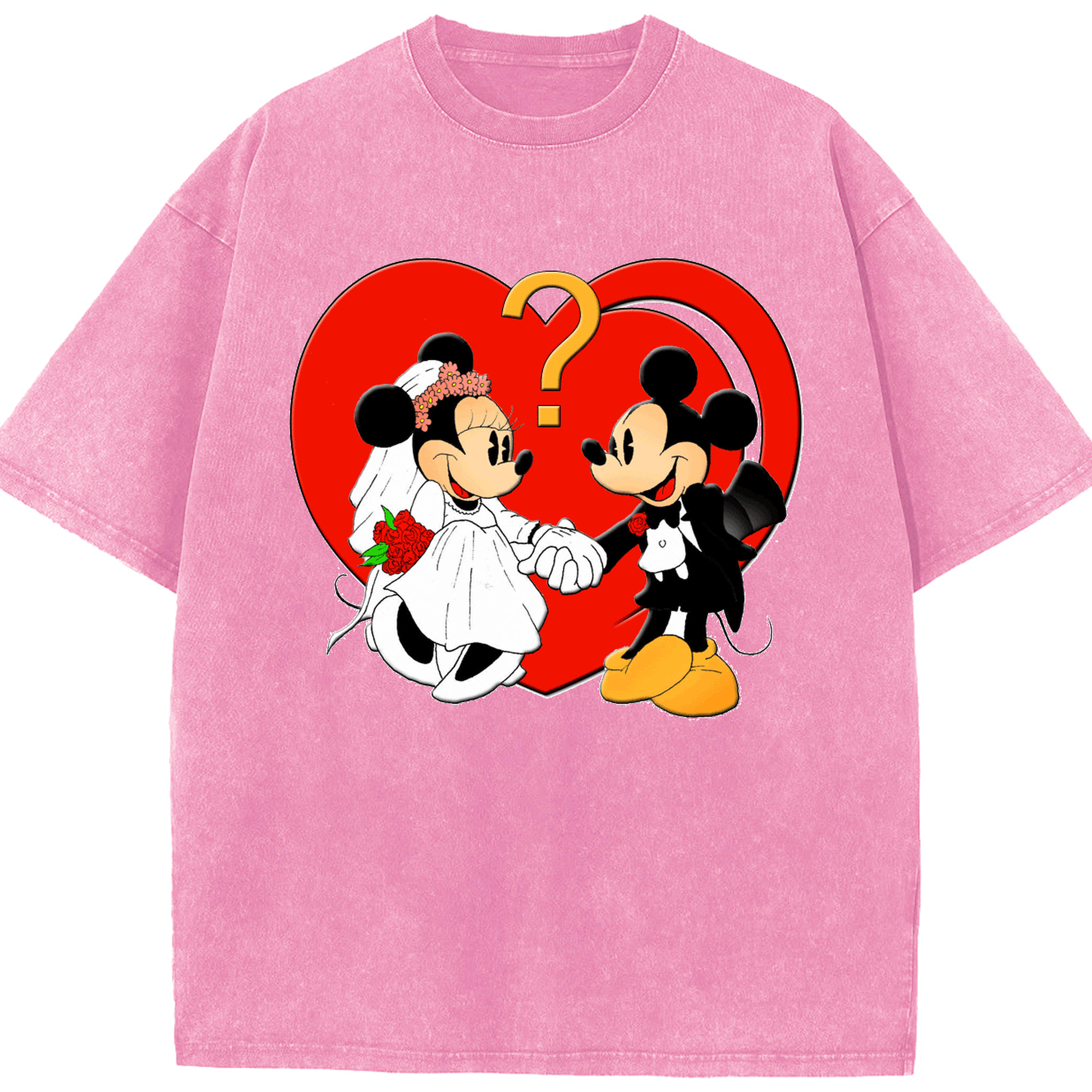 （画像用） ミッキーマウス Mickey Mouse 綿100% ヴィンテージ風 半袖Tシャツ（フロントプリント）